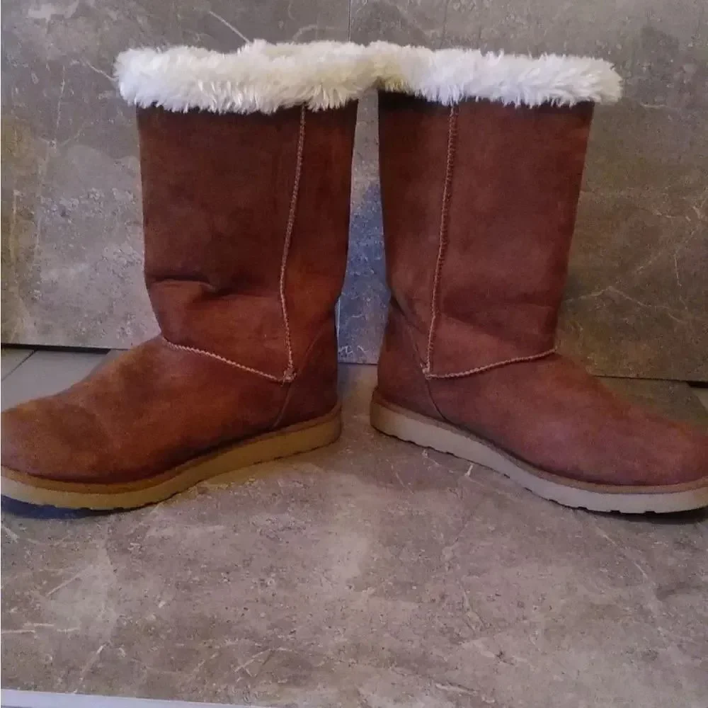 Falls Creek boots Sz 7 Brown
